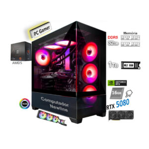 Computador newLine AMD Ryzen9_9900_5080_16gb_32gb